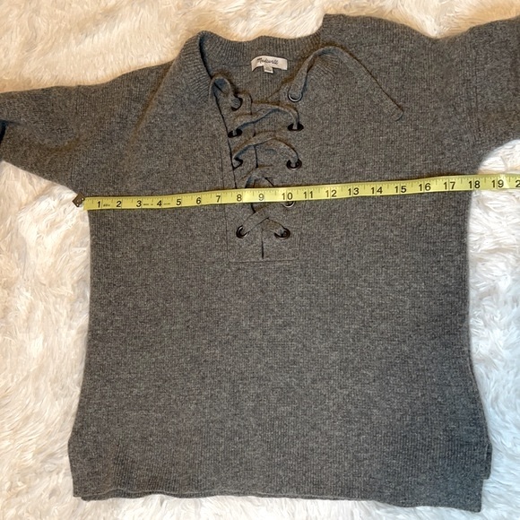 Madewell Lace-Up Pullover Sweater - Picture 12 of 14